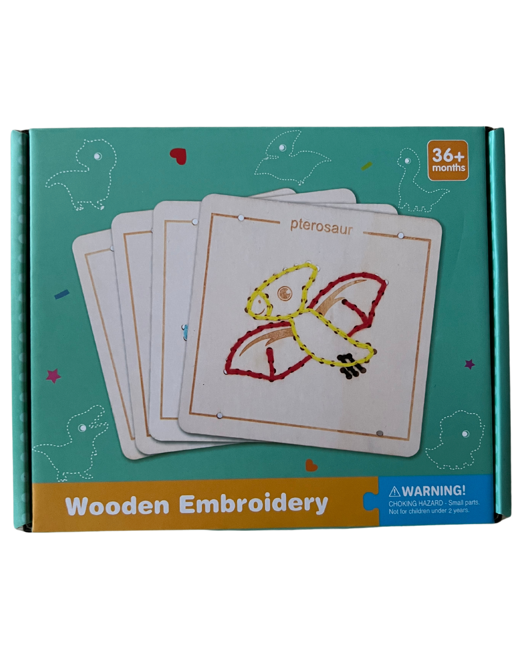 Dinosaurios para enhebrar