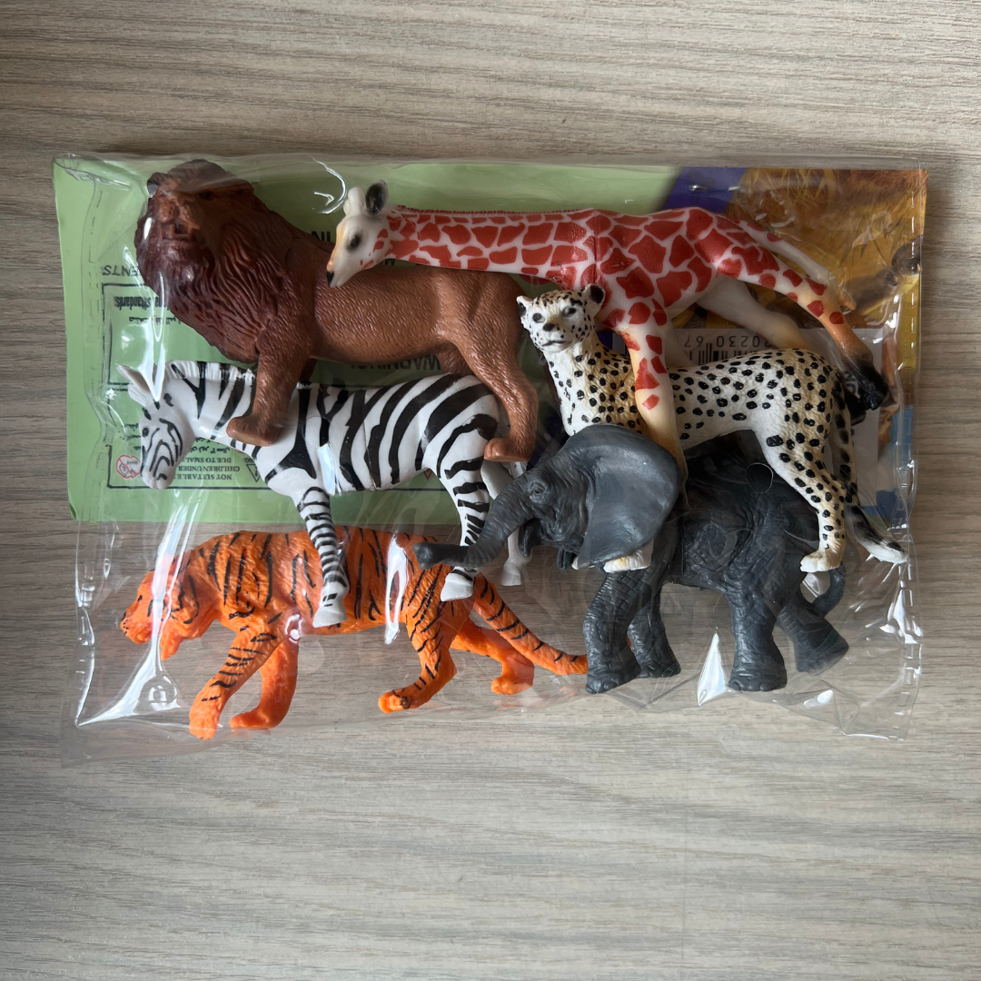 Animales salvajes x 6 unidades