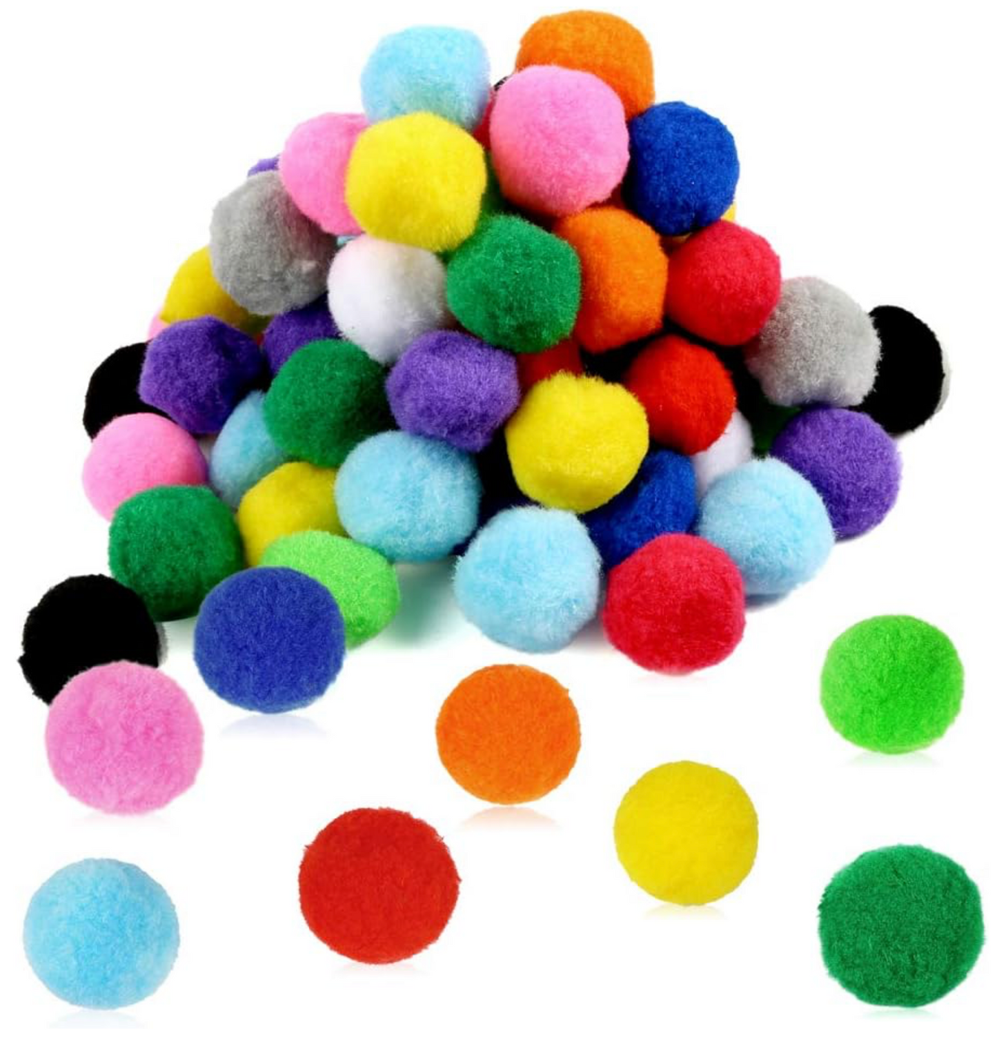 Pompones de colores