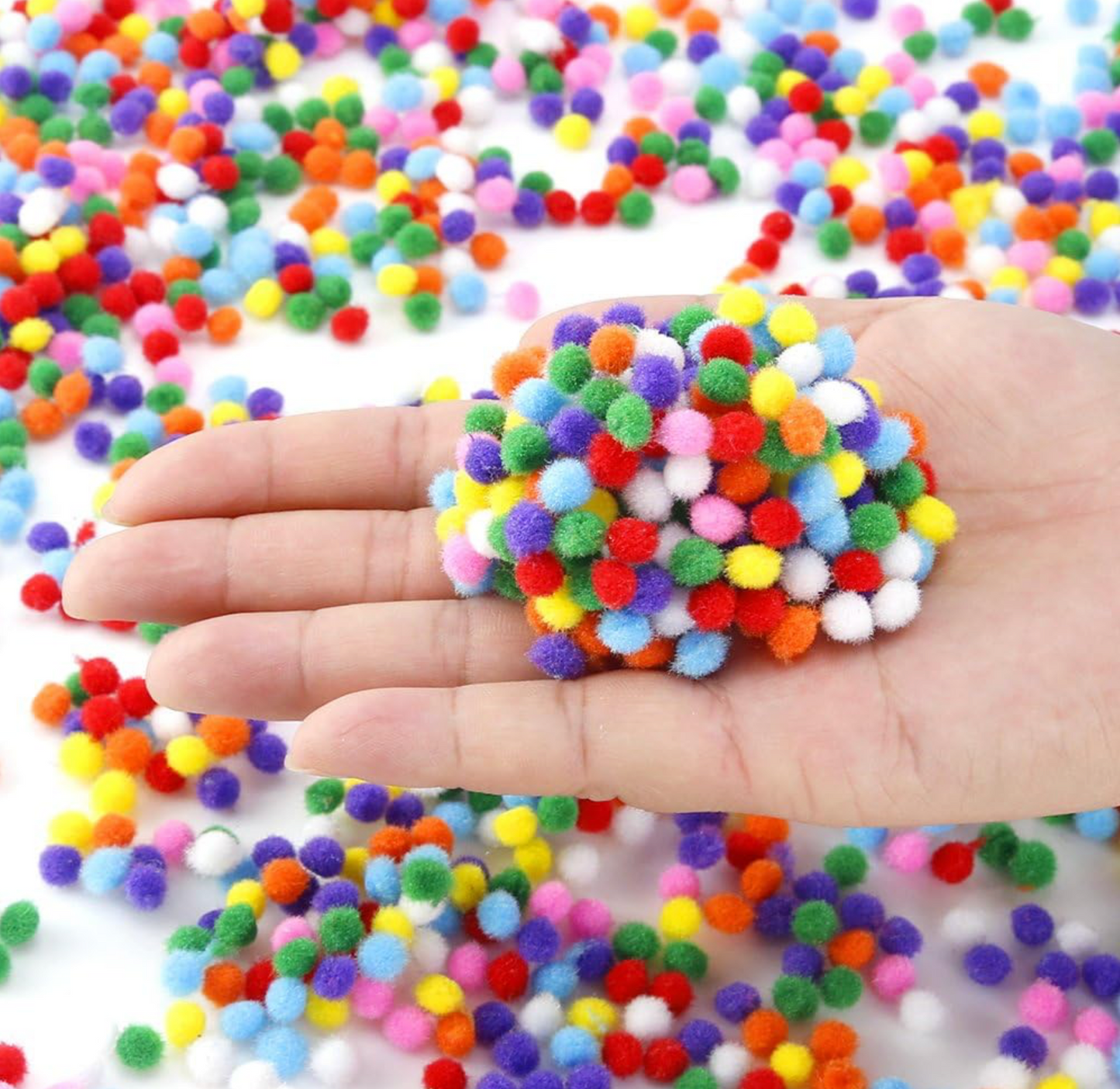 Pompones de colores