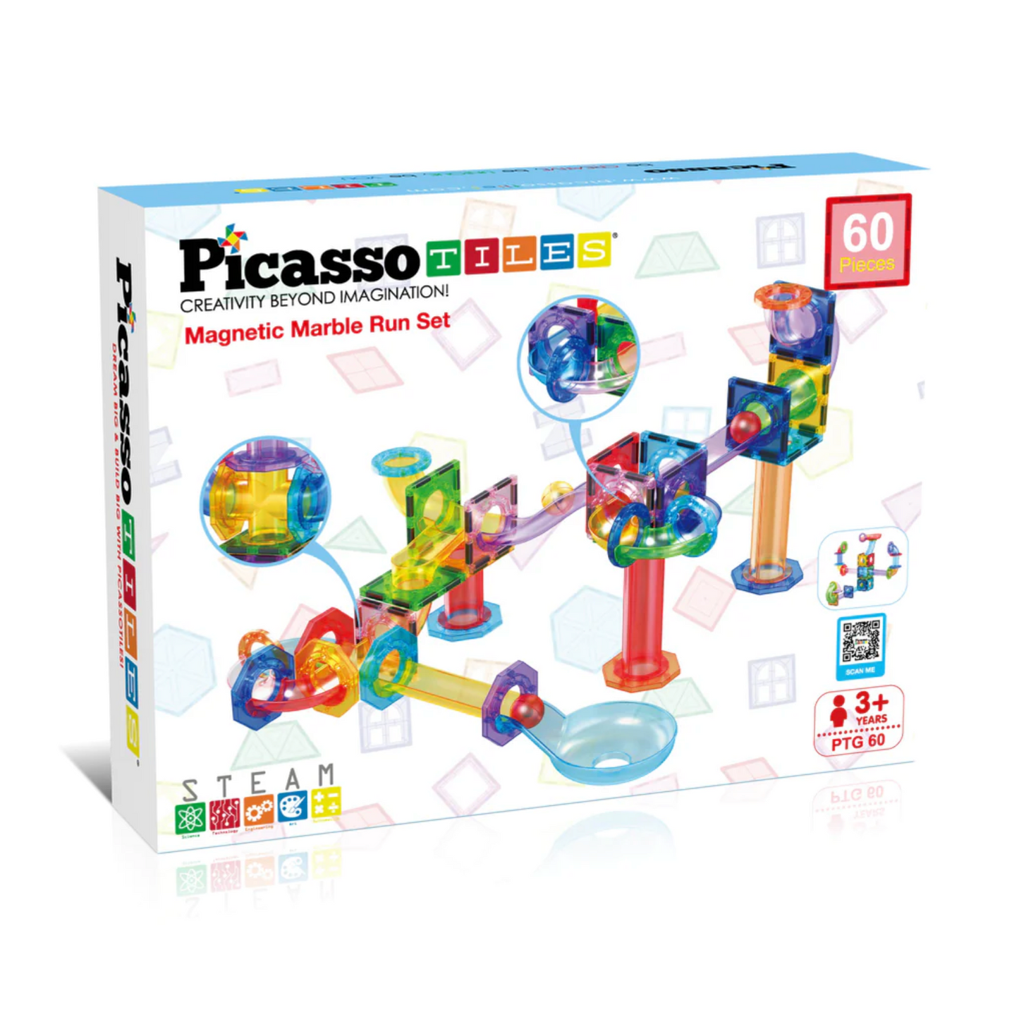 Laberinto de canicas magnético 60 pcs - Picasso