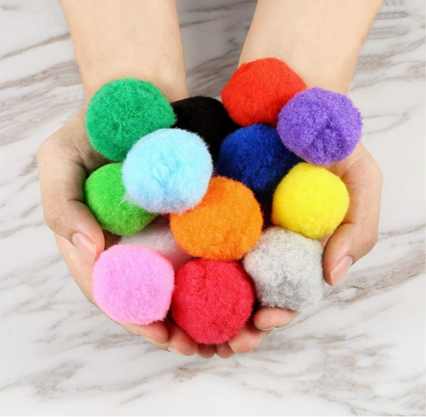 Pompones de colores