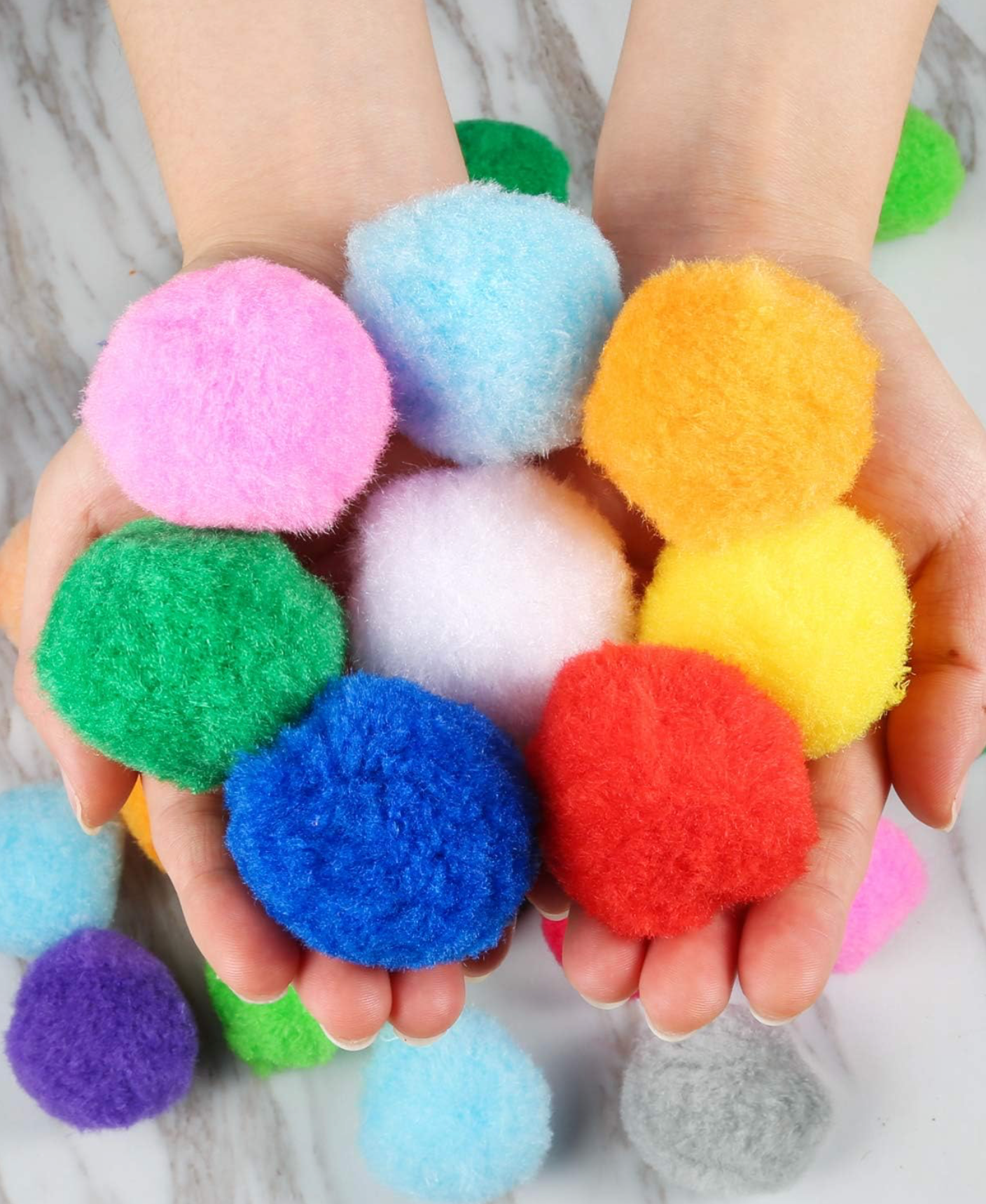 Pompones de colores
