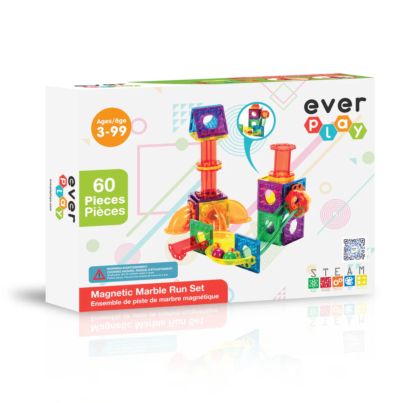 Laberinto de canicas magnético 60 piezas - ever play