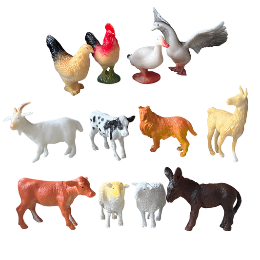 Animales de granja x 12