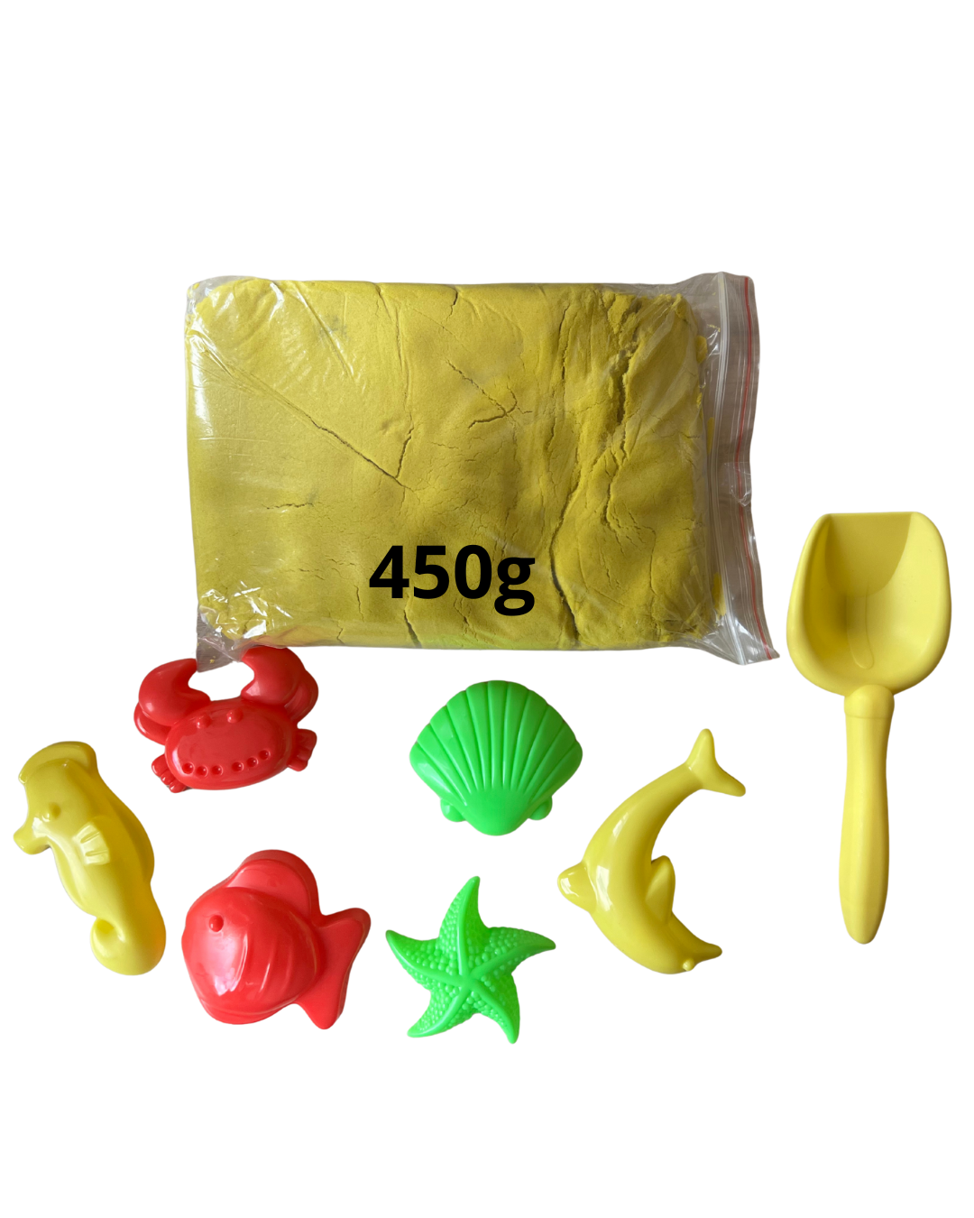 Arena kinetica con moldes mediana