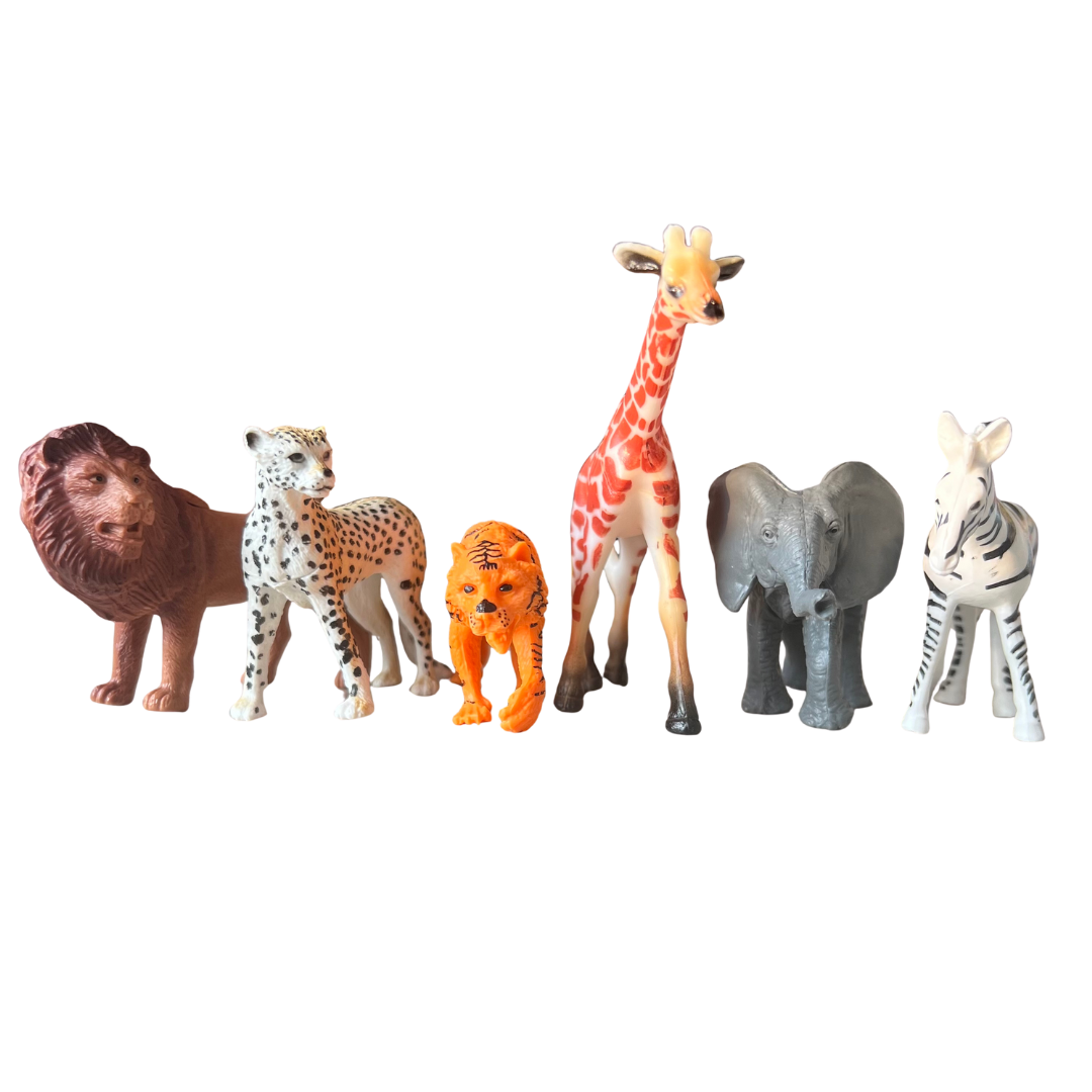 Animales salvajes x 6 unidades