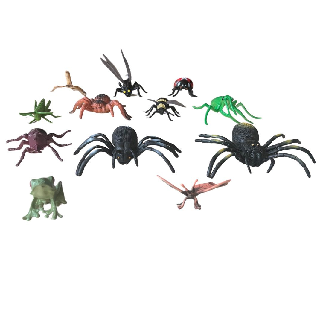 Insectos y reptiles x 12 unidades