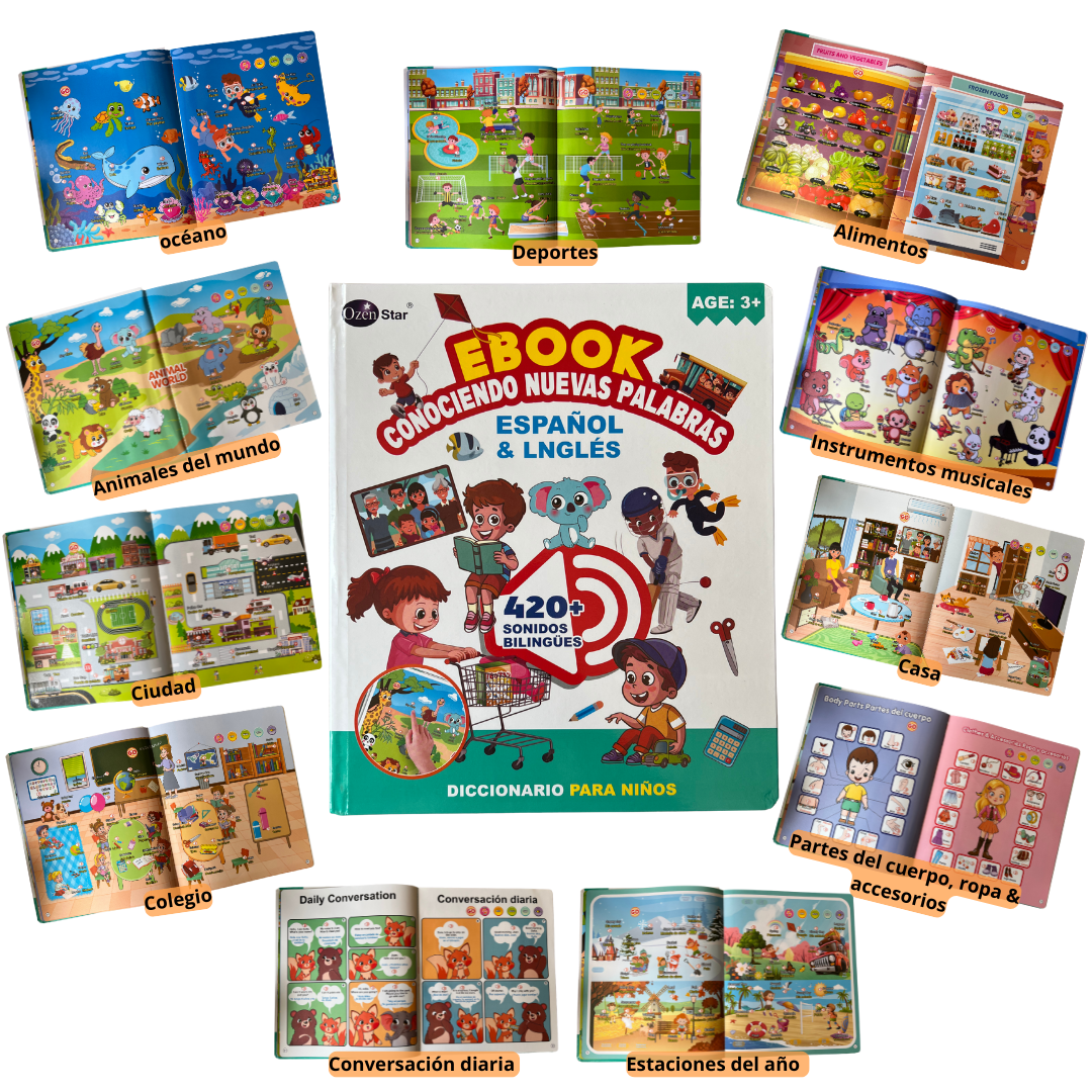 EBOOK - conociendo nuevas palabras inglés & español