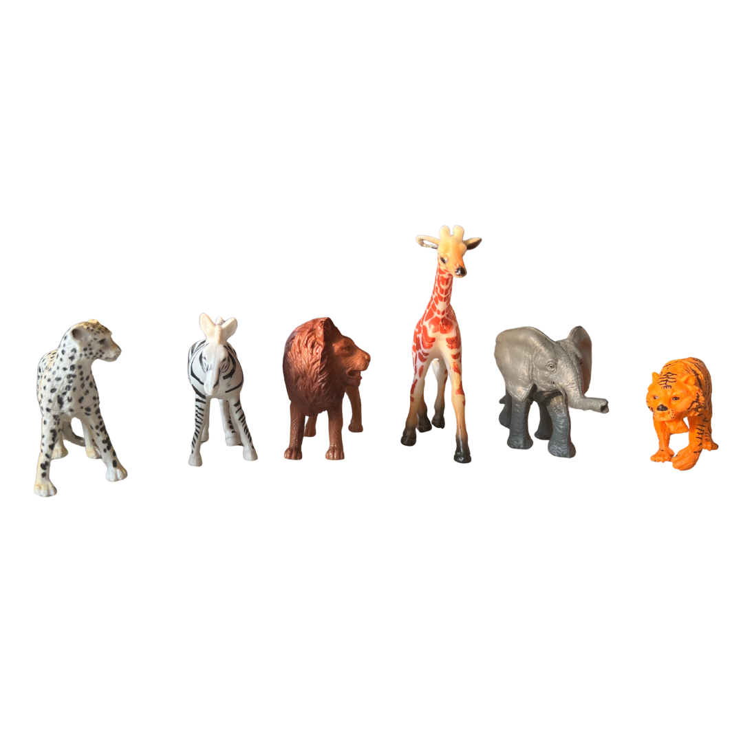 Animales salvajes x 6 unidades