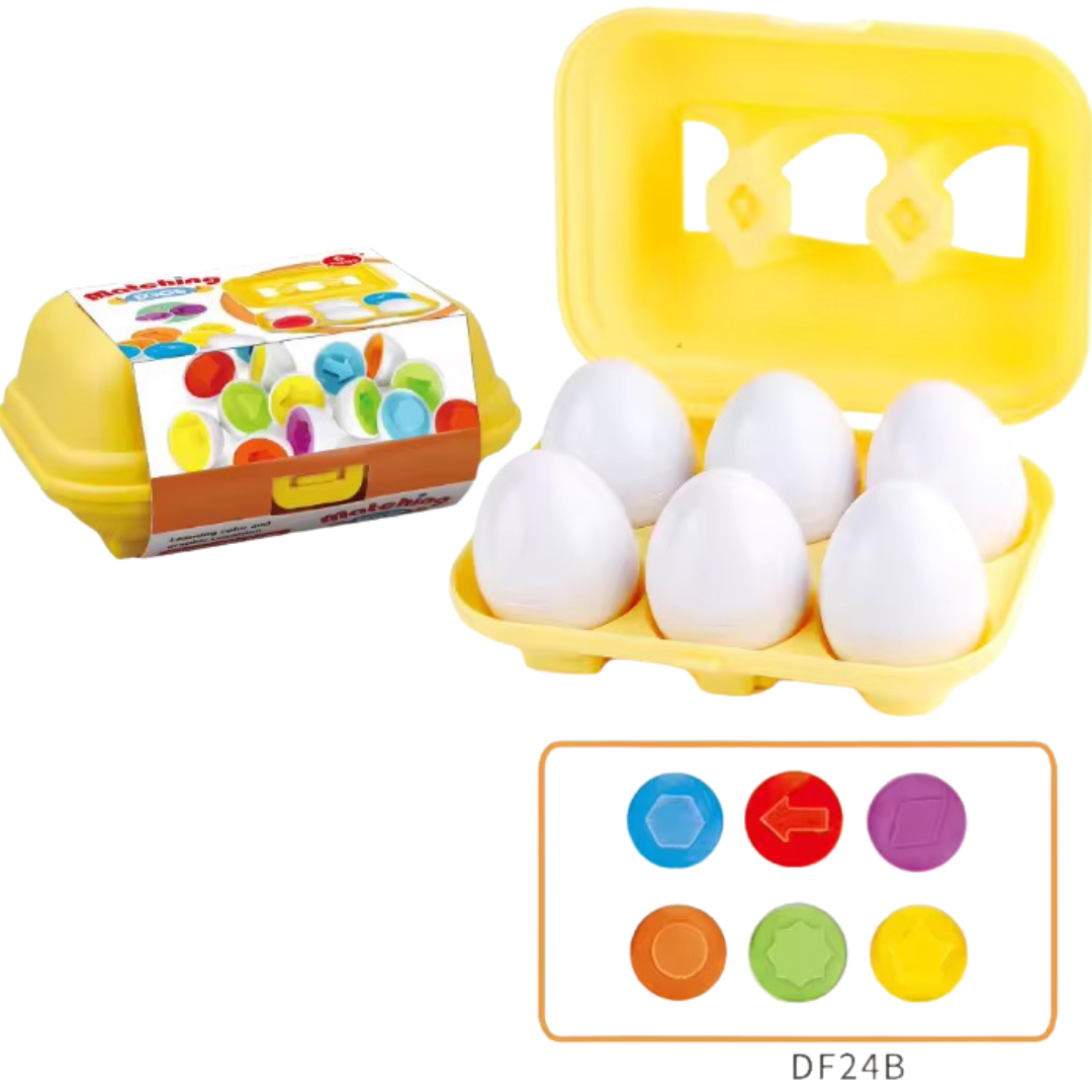 Cubeta de huevos x 6 - figuras y formas