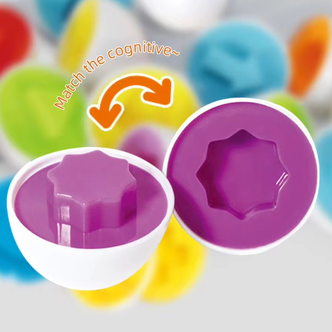 Cubeta de huevos x 6 - figuras y formas