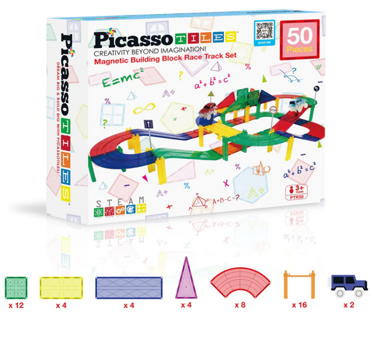 Pista carros magnética 50 piezas - Picasso