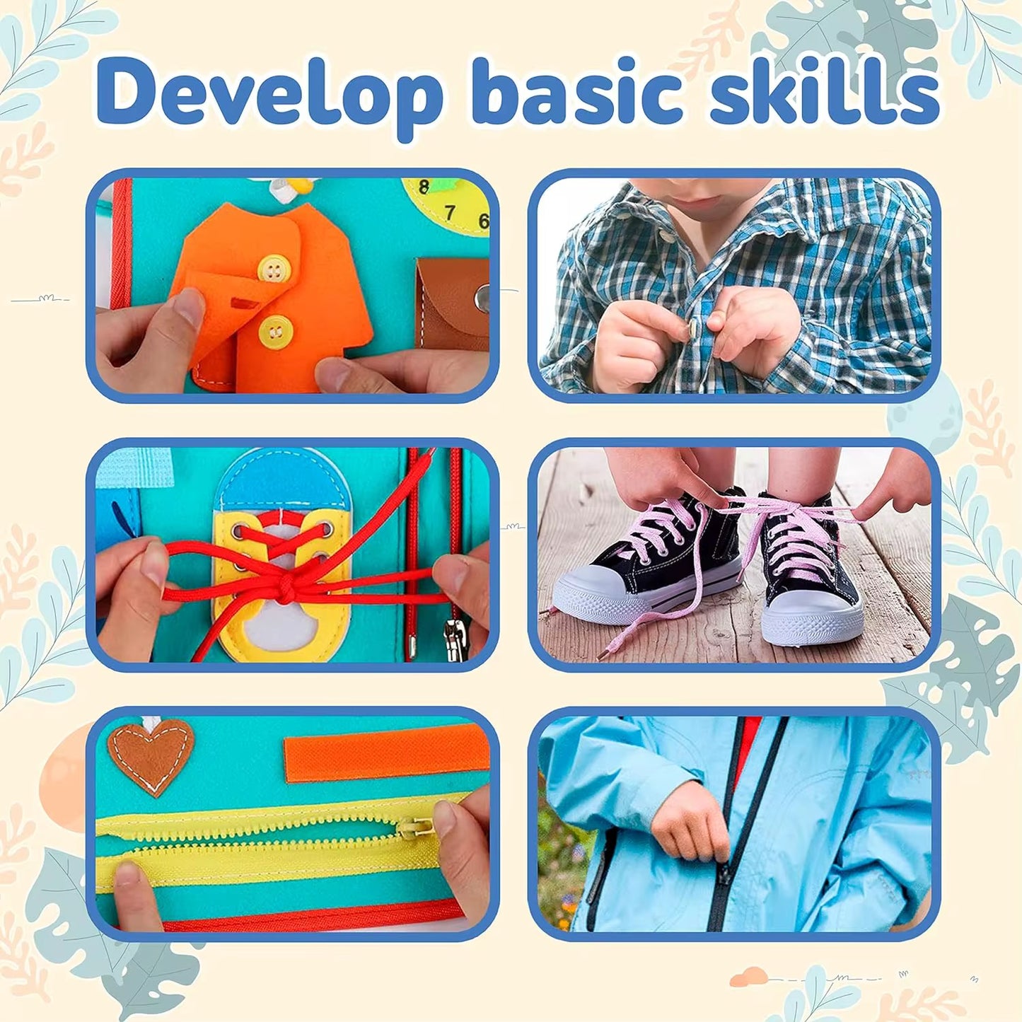 Libro sensorial - verde selva