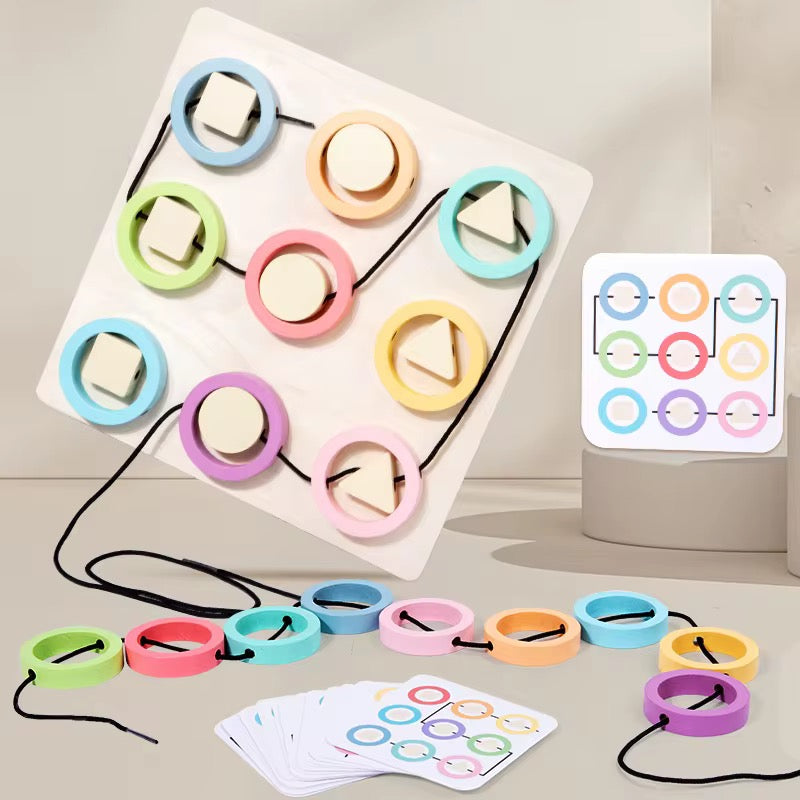 Geoplano para enhebrar