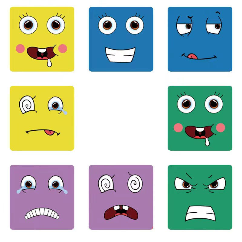 Emoticones caja de cartón