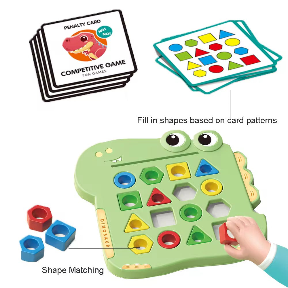 Batalla de figuras geométricas - Dino