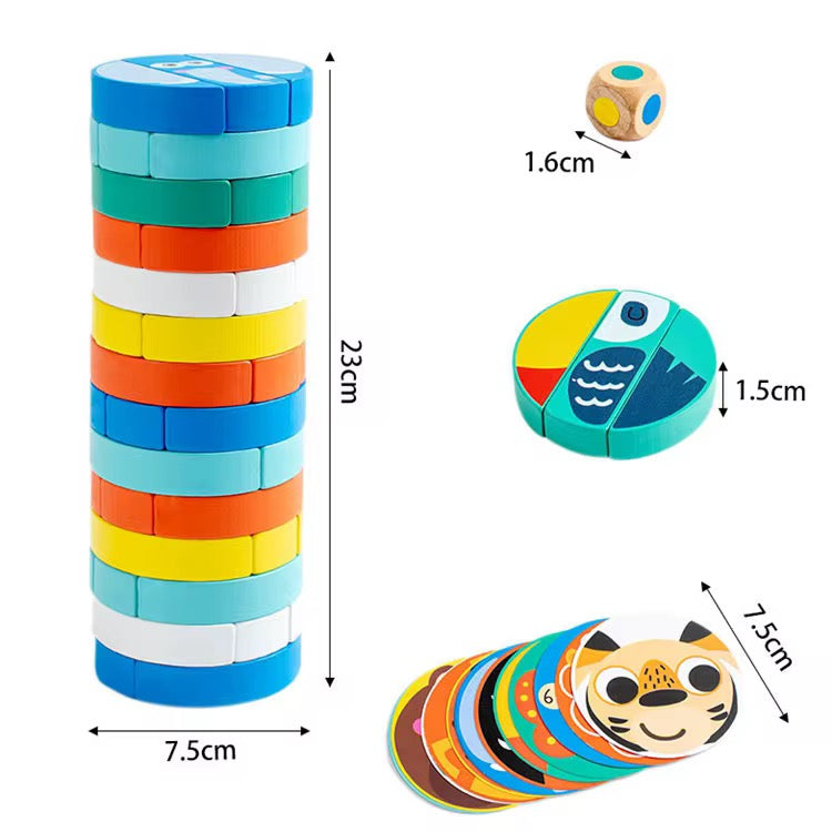 Jenga armable - animales