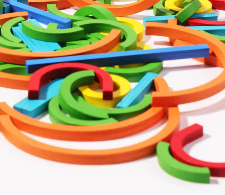 Sticks & rings - rompecabezas con bastones en madera