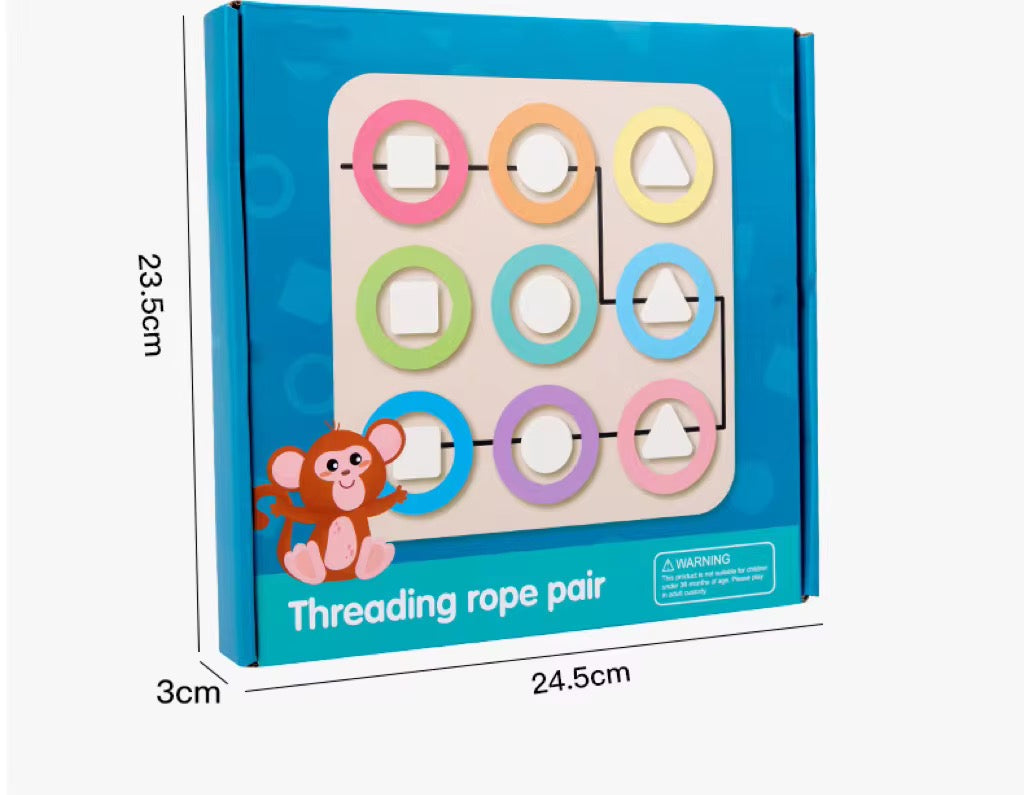 Geoplano para enhebrar