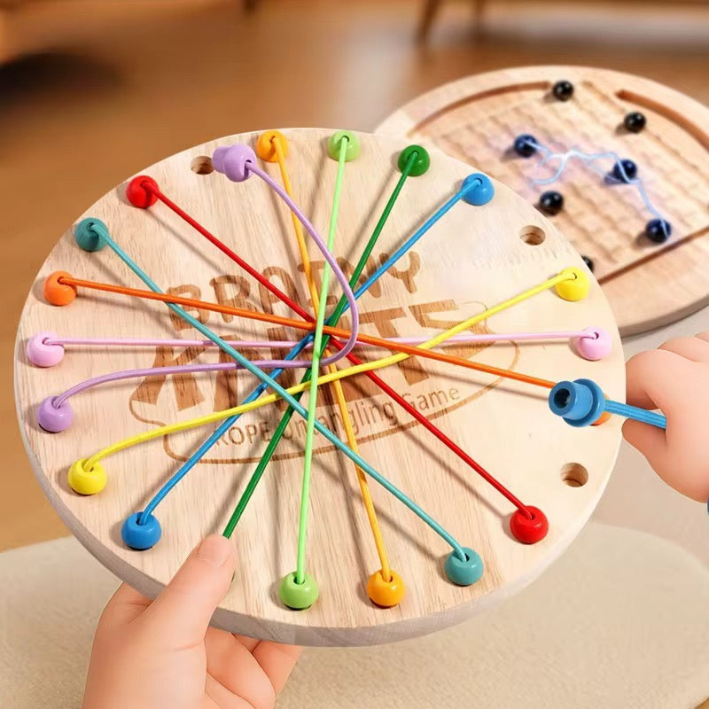 Juego de cuerda e imanes