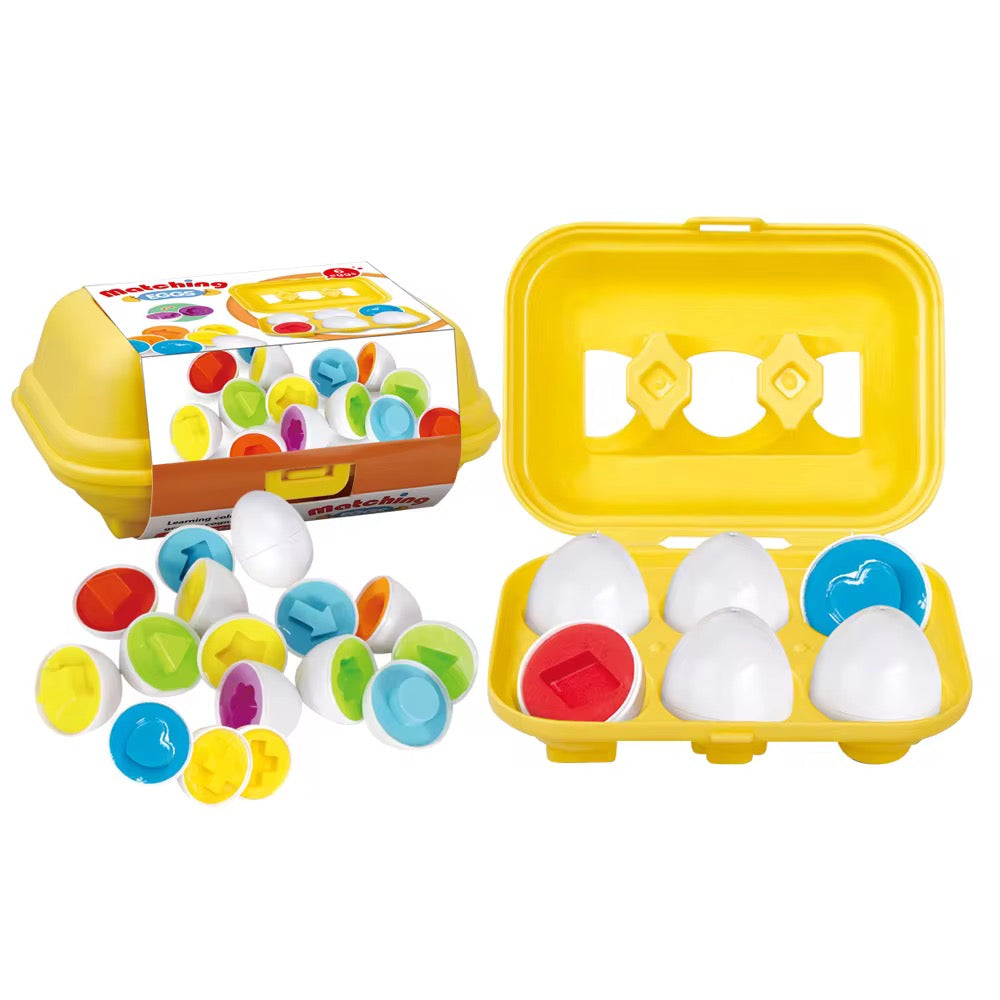 Cubeta de huevos x 6 - figuras y formas