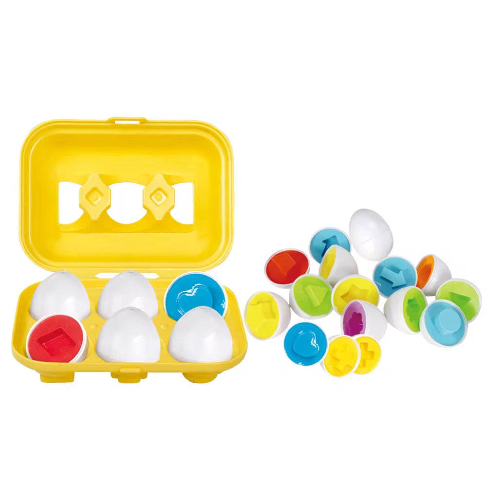 Cubeta de huevos x 6 - figuras y formas