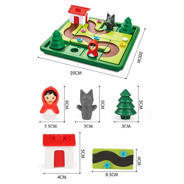 Juego de lógica - Caperucita roja