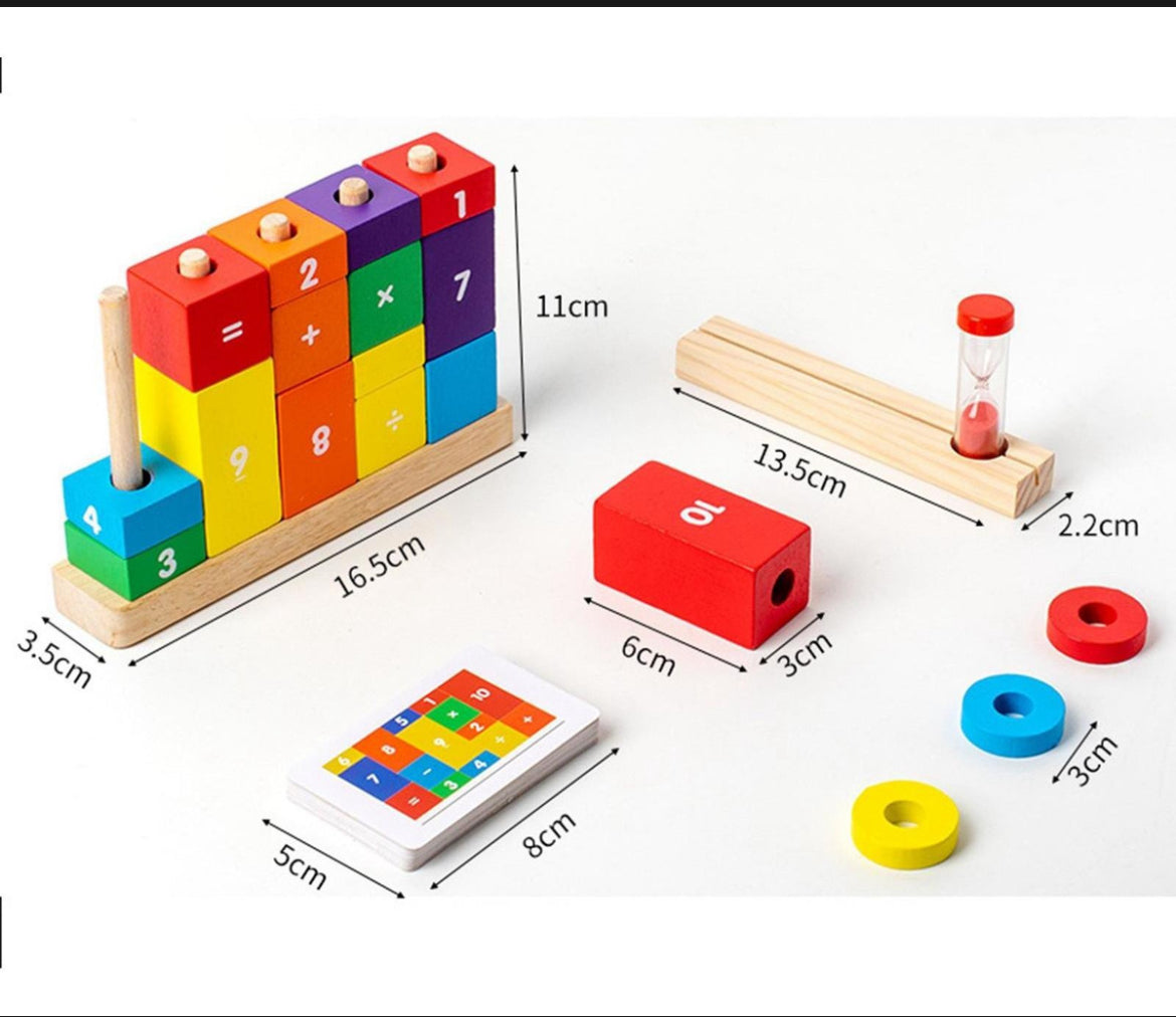 Juego de percepción visual y operaciones matemáticas