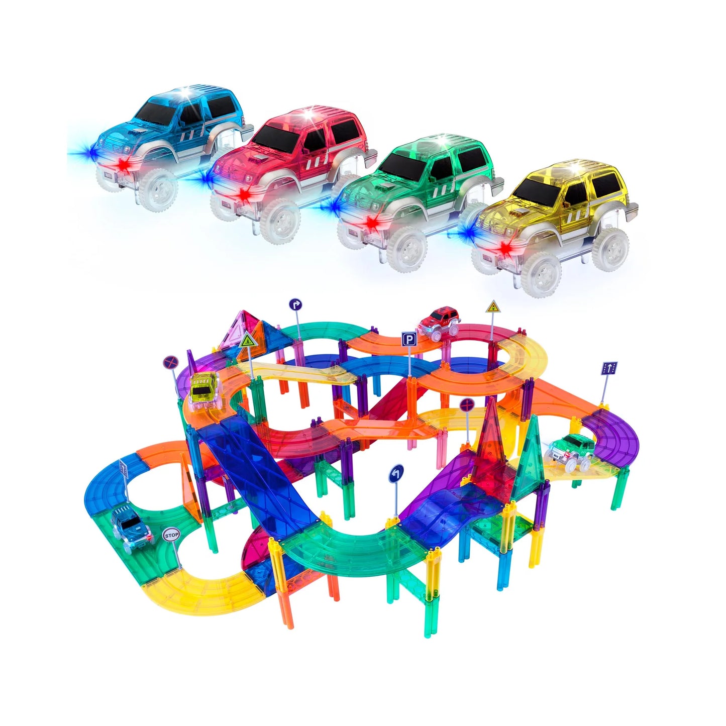 Pista carros magnética 150 piezas - Picasso